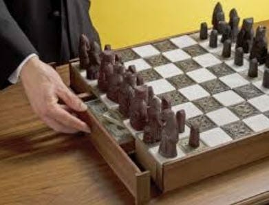 hidden chess board