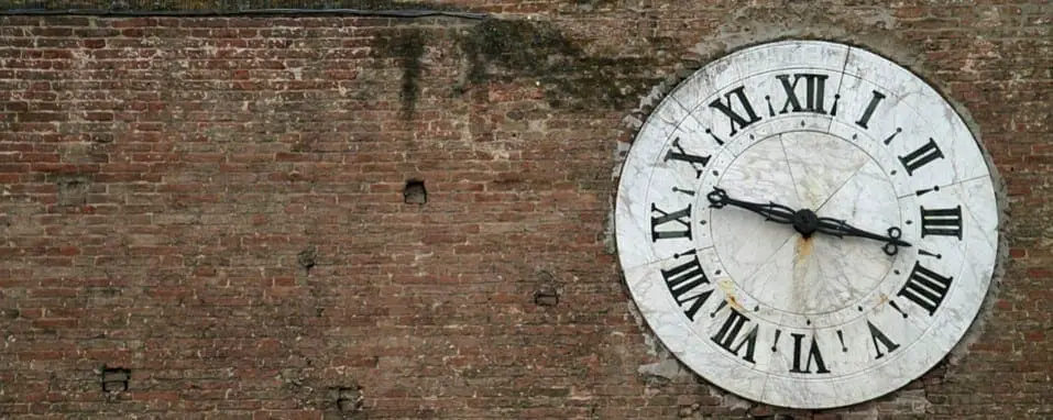 a wall clock