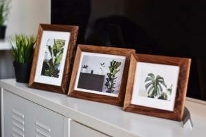 Behind Picture Frame