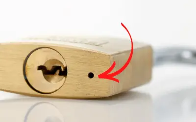 What is the Tiny Hole in a Padlock for?